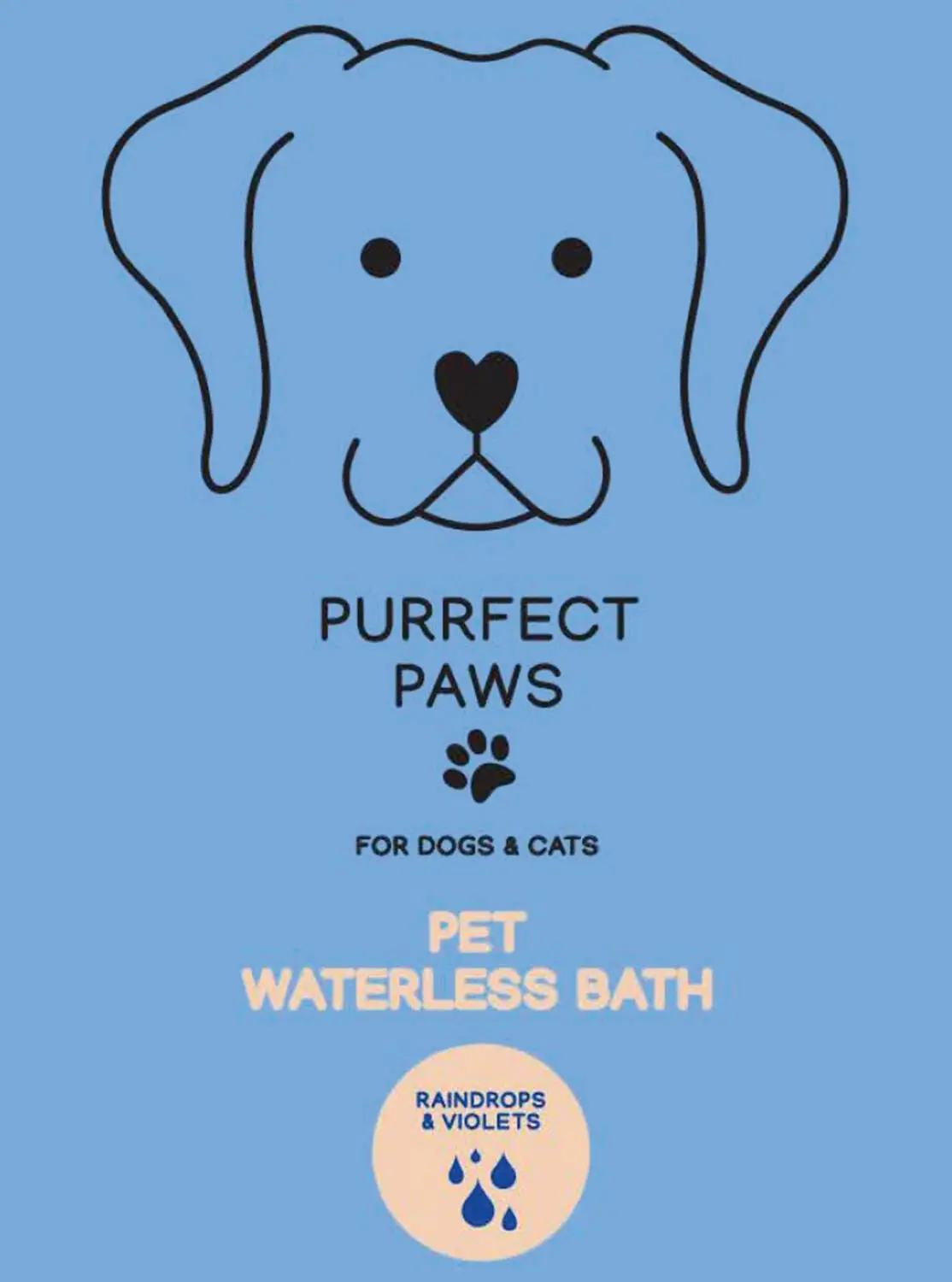 Raindrops & Violet Pet Waterless Bath - Image 3
