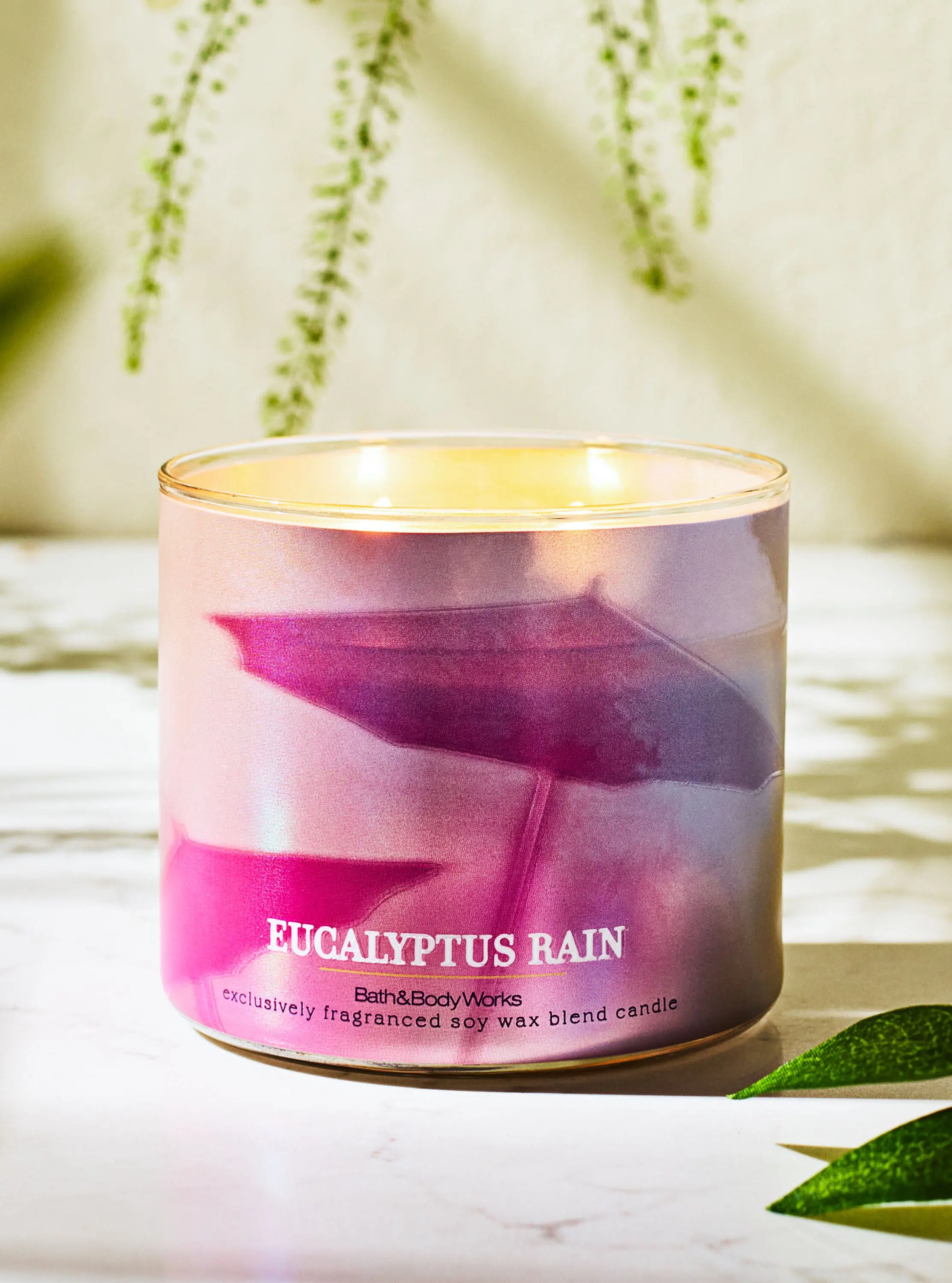 Eucalyptus Rain 3-Wick Candle - Image 2