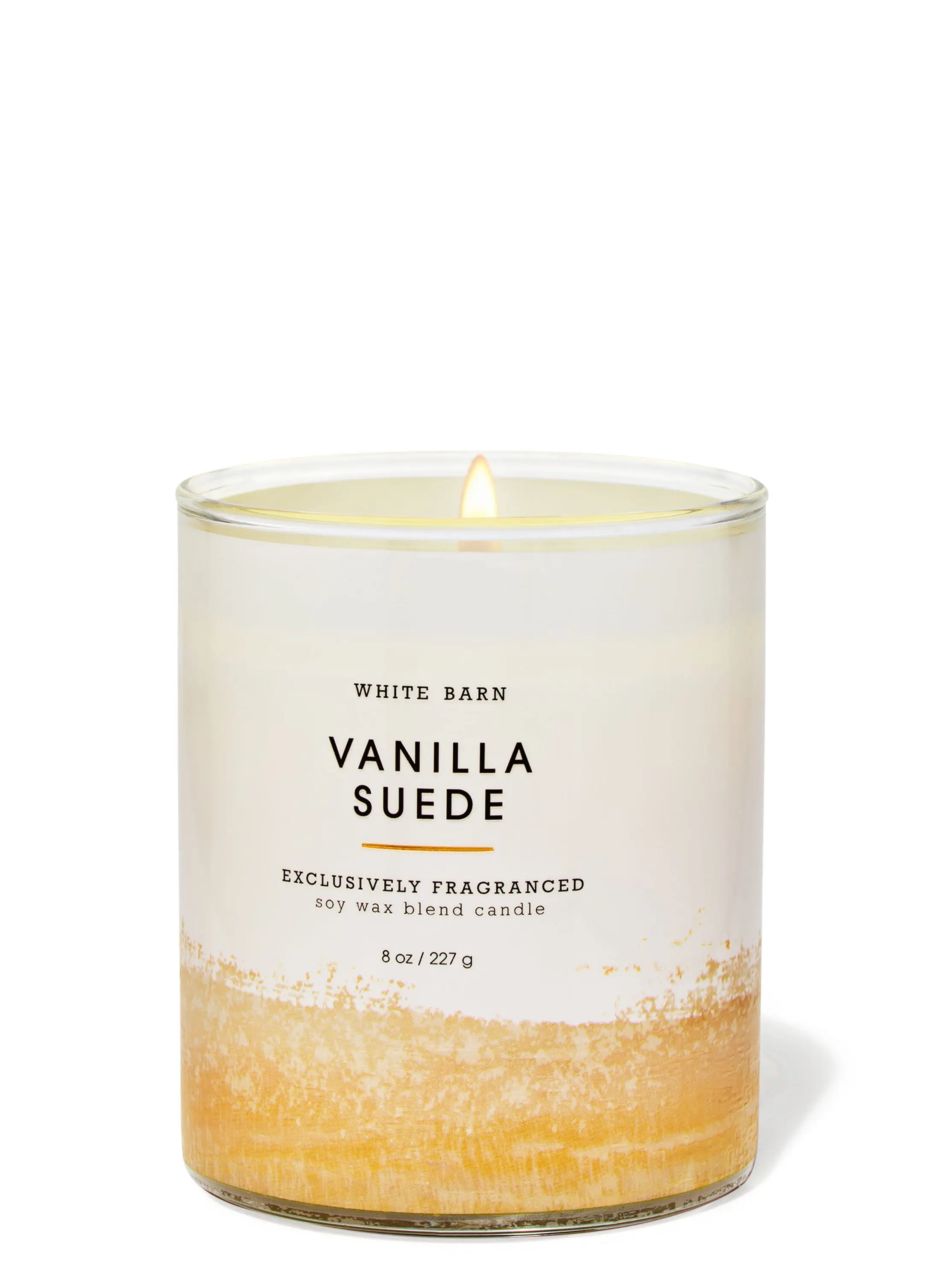 Vanilla Suede Single Wick Candle