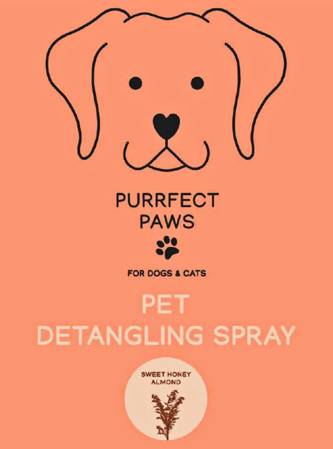 Sweet Honey Almond Pet Detangling Spray - Image 3