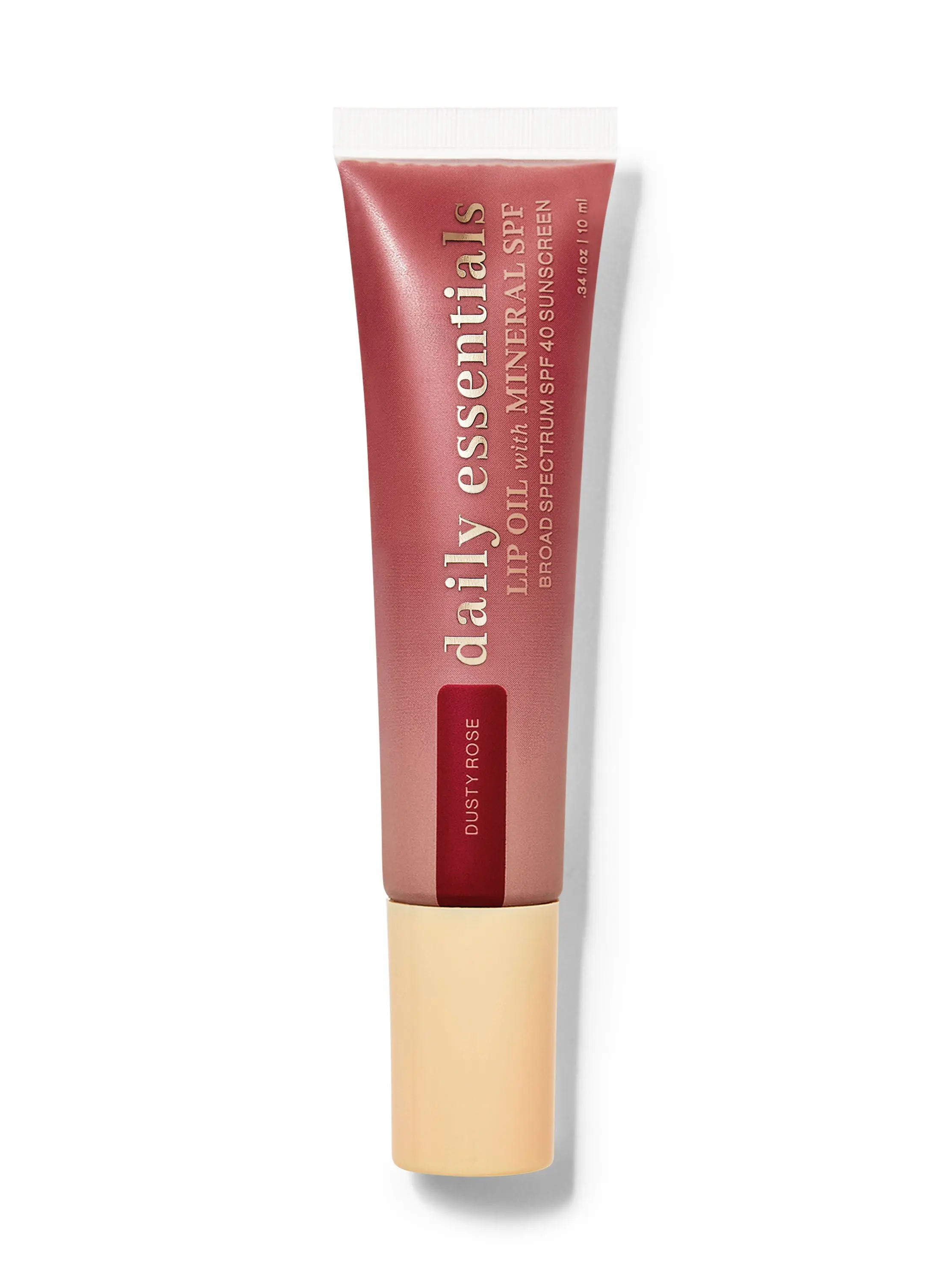 Dusty Rose Lip Oil with Mineral SPF 40