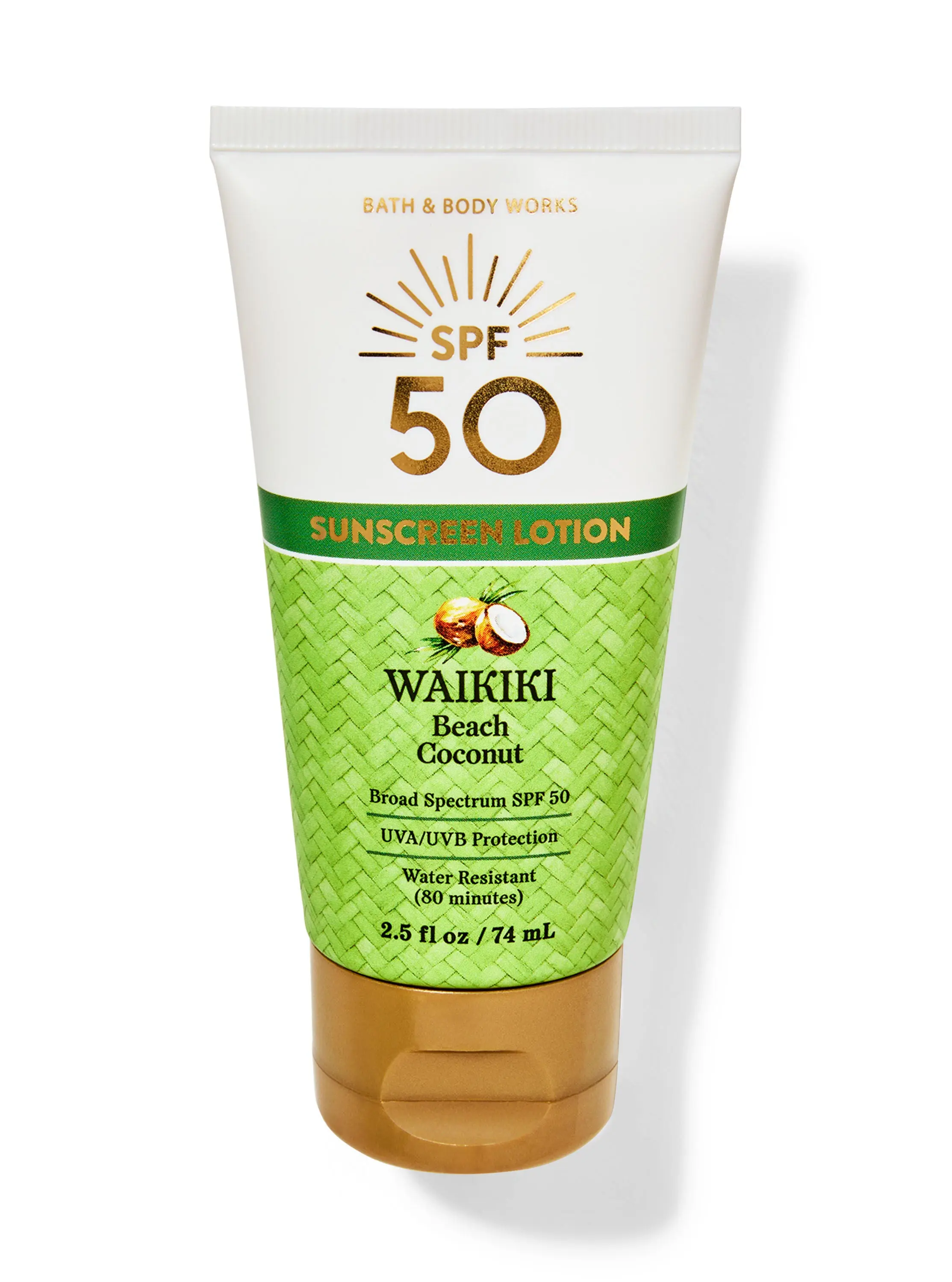 Waikiki Beach Coconut Travel Size SPF 50 Lotion